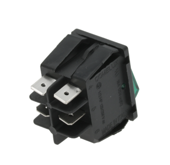 Main Power On-Off Rocker Switch, 16A 250V, 4 Pins