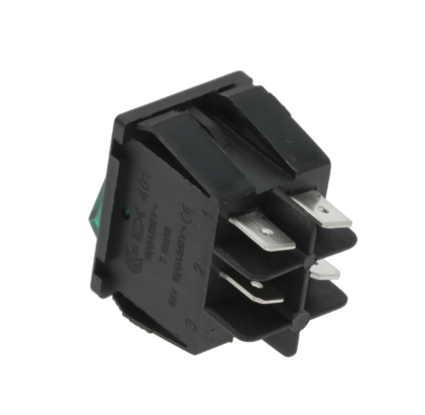 Main Power On-Off Rocker Switch, 16A 250V, 4 Pins - Parts Guru