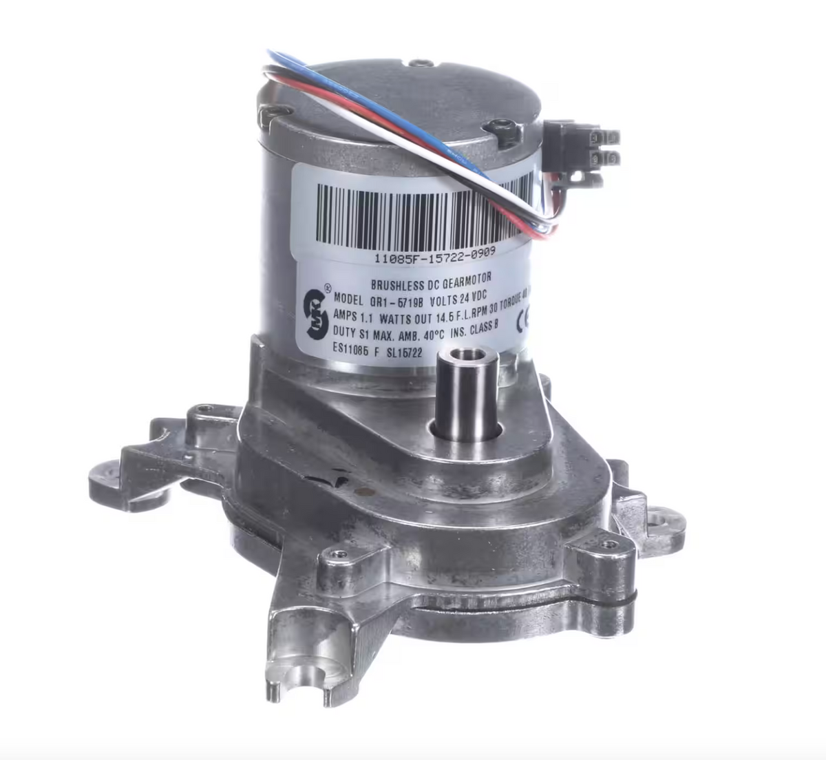 ELMECO First Class Gear Motor, BRUSHLESS, 24VDC, 30 RPM