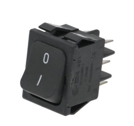 On-Off Changeover Bipolar Switch, 16A 250V, 6 Pins