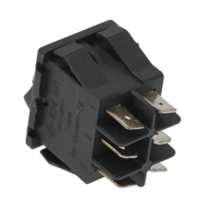 On-Off Changeover Bipolar Switch, 16A 250V, 6 Pins