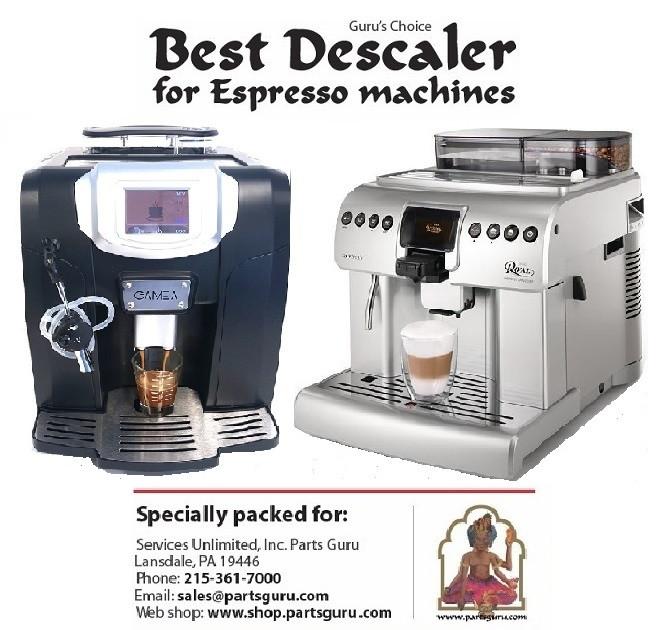 Guru's Choice Best Descaler for Descaling Jura Espresso Machines